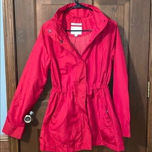 Red Rain Coat